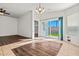 Dining room with tiled flooring and sliding door access to backyard at 2145 E Danbury Rd, Phoenix, AZ 85022