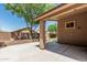 Covered back patio area providing shade, ideal for outdoor seating and entertaining at 2444 S Terrell --, Mesa, AZ 85209