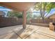 Enjoy outdoor living on this covered patio with ample space for seating and entertaining at 2444 S Terrell --, Mesa, AZ 85209