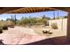 Spacious backyard with desert landscaping at 4335 E Monte Way, Phoenix, AZ 85044