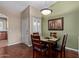 Inviting dining area with a pendant light fixture and a view of the outdoors at 5335 E Shea Blvd # 2102, Scottsdale, AZ 85254