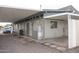 Backyard featuring covered parking and low maintenance landscaping at 614 S 92Nd Pl, Mesa, AZ 85208