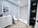 Bathroom features a tiled shower, updated vanity, and new toilet at 770 S Pinal Dr, Apache Junction, AZ 85120