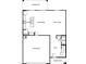 Layout of a home including a covered patio, dining room, kitchen, 2 car garage and powder room at 1057 W West Virginia Ave, Florence, AZ 85132