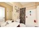 A bathroom featuring a shower/tub and a toilet at 10916 E Cholla Rd, Mesa, AZ 85207