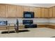 Up-close view of the kitchen with a stainless steel sink, complementing countertops, and modern black appliances adding style at 1358 E Angie St, Casa Grande, AZ 85122