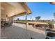 Charming backyard with a covered patio, perfect for outdoor entertaining and relaxation at 1435 Leisure World --, Mesa, AZ 85206