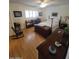 Bedroom with a decorative ceiling fan, dresser, and a bookshelf at 1652 W Campbell Ave, Phoenix, AZ 85015