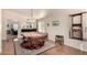 Spacious game room with a pool table and hardwood floors at 2120 E Daley Ln, Phoenix, AZ 85024