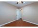 This bedroom is a blank canvas, ready for your personal touch at 2318 E Flower St, Phoenix, AZ 85016