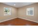 The bright bedroom with windows at 2318 E Flower St, Phoenix, AZ 85016