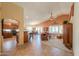The living room features an open concept, providing easy access to the kitchen and dining areas at 2408 E Fiesta Dr, Casa Grande, AZ 85194