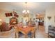 Open concept living space seamlessly connects kitchen, dining, and living areas at 2408 E Fiesta Dr, Casa Grande, AZ 85194