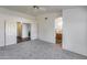 View of the bedroom including the closet and bathroom entrances at 3702 W Megan St, Chandler, AZ 85226
