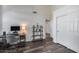 Bright home office featuring wood-look floors and a functional workstation at 3702 W Megan St, Chandler, AZ 85226