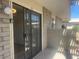 Outdoor patio with privacy at 5518 E Lindstrom Ln # B3, Mesa, AZ 85215