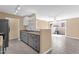 Open kitchen featuring stainless steel appliances and granite countertops at 623 W Guadalupe Rd # 131, Mesa, AZ 85210