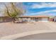 Single-story home featuring low-maintenance landscaping, a front yard, and an attached one-car garage at 7546 E Clovis Cir, Mesa, AZ 85208