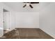 Bedroom featuring ceiling fan, neutral paint, carpet and natural light at 806 W Summerside Rd, Phoenix, AZ 85041