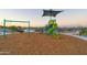 A view of the playground equipment including swings, slides, and climbing features at 12738 N 172Nd Dr, Surprise, AZ 85388