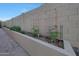 Home garden with raised planter and metal tomato cages, offering space for homegrown vegetables at 21240 W Sycamore Dr, Buckeye, AZ 85396