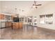 Open-concept kitchen featuring a center island, modern appliances, and ample cabinet space at 4102 E Cathedral Rock Dr, Phoenix, AZ 85044