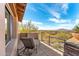 Spacious balcony featuring outdoor lounge chair and mountain views at 9904 E Lookout Mountain Dr, Scottsdale, AZ 85262