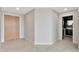 Welcoming entryway with a modern door and access to the powder room at 1040 E Osborn Rd # 404, Phoenix, AZ 85014