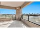 This spacious outdoor patio offers stunning views of the city at 1040 E Osborn Rd # 404, Phoenix, AZ 85014