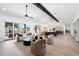 Bright, open-concept living area flowing into the kitchen, perfect for entertaining and Gathering gatherings at 11212 N Miller Rd, Scottsdale, AZ 85260