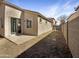 Fenced backyard with potential for landscaping and outdoor living at 1131 E Catino St, San Tan Valley, AZ 85140