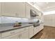 This kitchen features granite countertops, mosaic backsplash and stainless steel appliances at 14715 N Adero Canyon Dr, Fountain Hills, AZ 85268