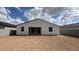 Expansive backyard with privacy fencing and potential for landscaping at 15782 W Cheryl Dr, Waddell, AZ 85355