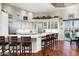 Bright kitchen featuring marble countertops, a breakfast bar, and seating for four at 15830 E Eagle Crest Rd, Fountain Hills, AZ 85268