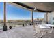 This patio offers panoramic views of the city and mountains, perfect for outdoor entertaining or relaxation at 15830 E Eagle Crest Rd, Fountain Hills, AZ 85268