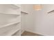 Walk-in closet with built-in shelving and a hanging rod at 17347 W Chama Dr, Surprise, AZ 85387