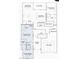 Floorplan featuring a large great room, main bedroom, and a next gen living space with separate entrance at 17347 W Chama Dr, Surprise, AZ 85387