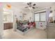 Fun themed bedroom featuring a Spiderman bed, book shelves, and lots of kid friendly decor at 2744 E Donato Dr, Gilbert, AZ 85298