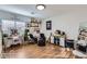 Glamorous dressing room features great light, vanity area, and stylish decor for personal styling at 3124 W Redbird Rd, Phoenix, AZ 85083
