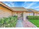 Home's exterior showcasing manicured landscaping, walkway, and a partial view of the home at 3523 W Kelton Ln, Phoenix, AZ 85053