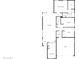 Detailed floor plan showcasing the layout of a house with bedrooms, kitchen, living spaces and garage at 40995 W Portis Dr, Maricopa, AZ 85138