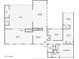 Detailed floorplan showcasing layout of kitchen, bedrooms, living room, lanai, bathrooms and closet space at 5809 W Morten Ave, Glendale, AZ 85301