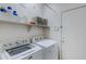 Well-equipped laundry room featuring a modern washer and dryer, and ample storage space for convenience at 10721 W Jefferson St, Avondale, AZ 85323