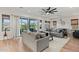 Bright living room with sliding glass doors leading to an outdoor patio area at 11241 N Blakely St, Surprise, AZ 85388