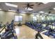 This community gym features rows of stationary bikes for a comprehensive workout experience at 19973 N Monte Ln, Maricopa, AZ 85138