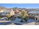 Beautiful aerial view of the homes and community, highlighting landscaping at 2009 E Lindrick Dr, Gilbert, AZ 85298