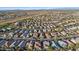 A high-angle view of the residential area with neat buildings at 2009 E Lindrick Dr, Gilbert, AZ 85298