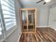 Bonus room featuring shuttered windows and a modern, therapeutic sauna for relaxation at 2009 E Lindrick Dr, Gilbert, AZ 85298
