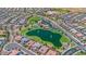 A bird's eye view of the pool and outdoor amenities in the neighborhood at 2009 E Lindrick Dr, Gilbert, AZ 85298