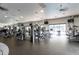 Well-equipped gym with modern machines, ceiling fans, and mirrored walls for a complete workout experience at 20100 N 78Th Pl # 2210, Scottsdale, AZ 85255